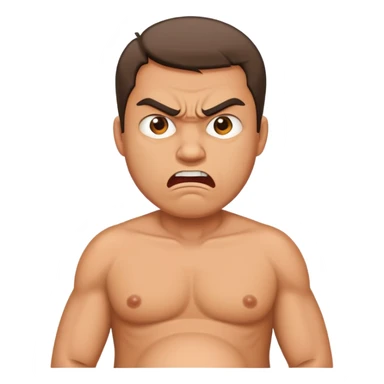 angry pregnant man sticker