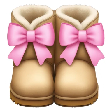 Uggs with bows sticker