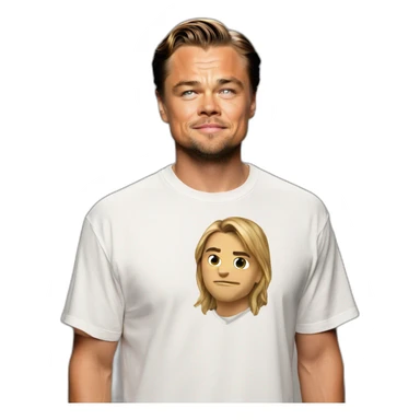 Leonardo DiCaprio in shirt sticker