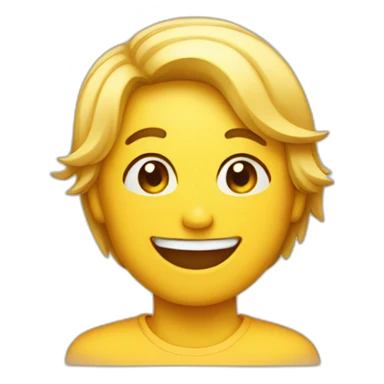 Thanking smiling emoticon sticker