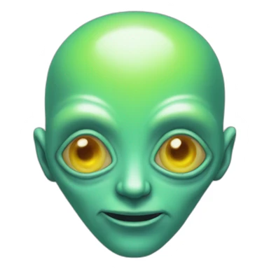 Alien trippy mode sticker