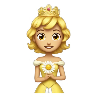 Prinzessin daisy sticker