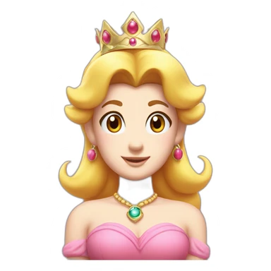 Super Mario and princess peach only with face  sticker