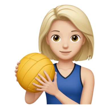🏐 + 🥺 sticker