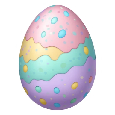 
pastel easter egg sticker