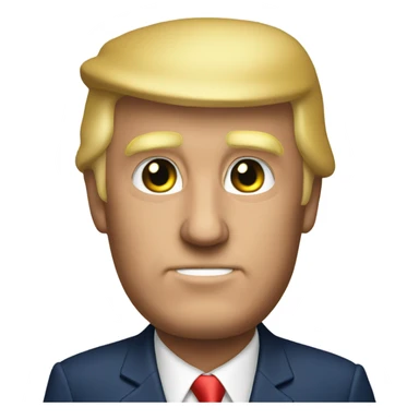 Trump with unio jack sticker