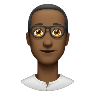 gilbert montagné with blind glasses sticker