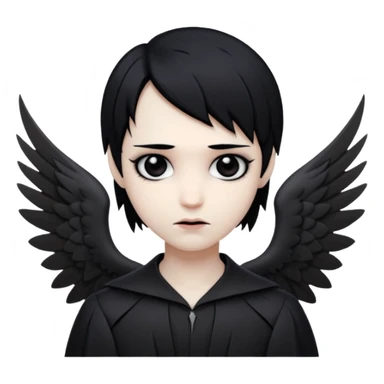 angel vampire paper angels wings emo sticker