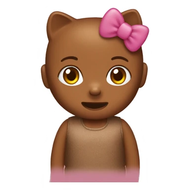 Brown hello kitty sticker