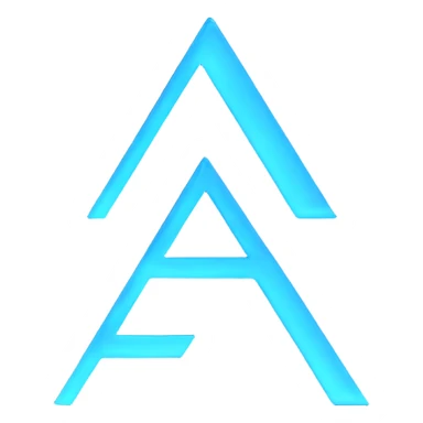 mystical glowing rune symbols with blue aura sticker