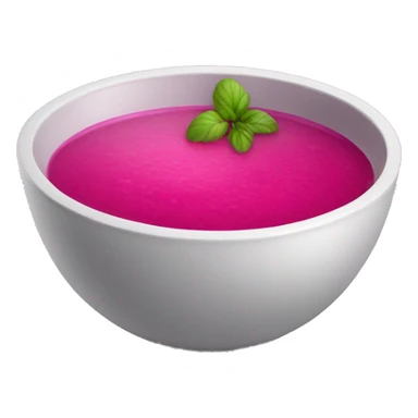 pink cold borscht sticker