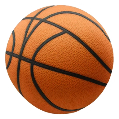 A live basketball sticker
