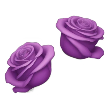 Cœur rose et violet sticker