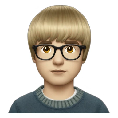 Rivers Cuomo Bowl Cut Era sticker