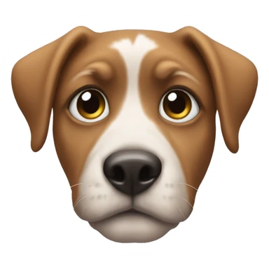 emoji with puppy eyes looking up sticker