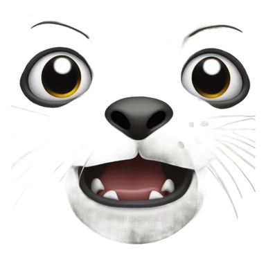 Very angry seal sticker