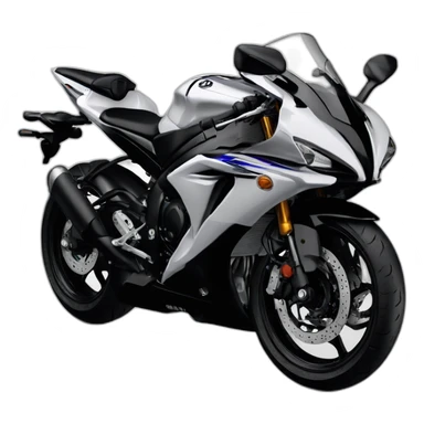 Yamaha yzf R7 black sticker