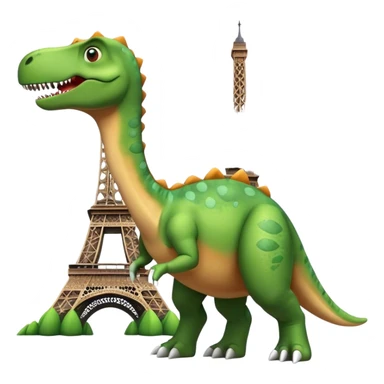 Dinosaure in Paris sticker