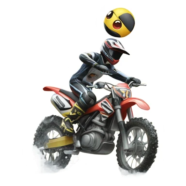 washing motocross sticker