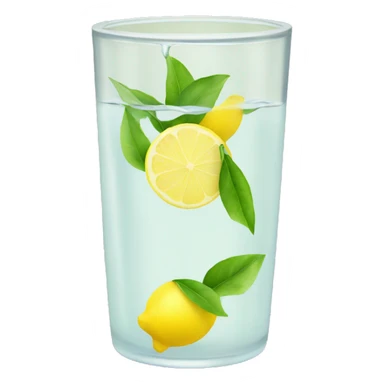 lemon water sticker