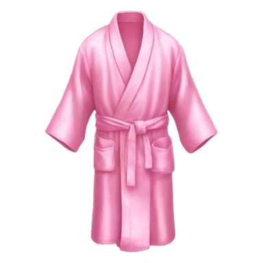 baby pink silk robe sticker