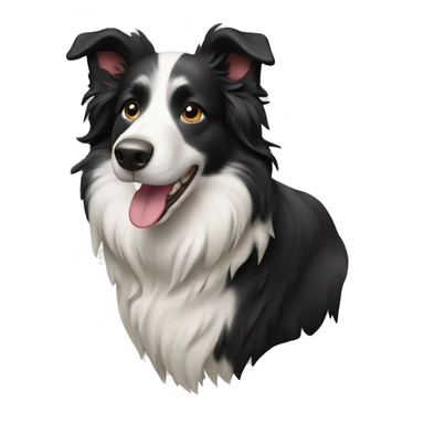 Border collie dog sticker