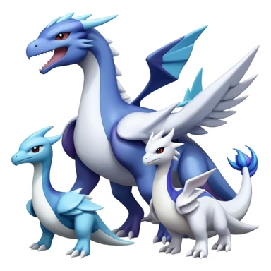 Combination lugia dialga suicne sticker