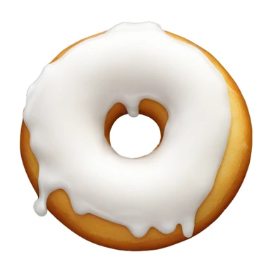 White glue donut  sticker