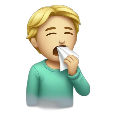 sneezing sticker
