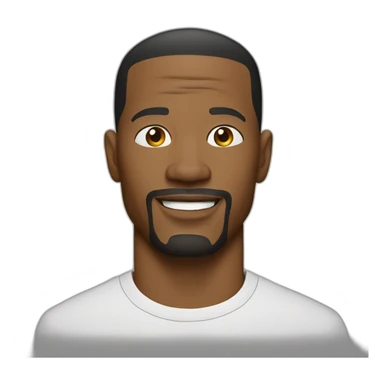 Jamie Foxx wearing t-shirt sticker