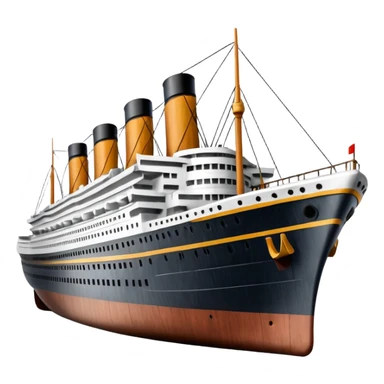 Titanic ship sticker