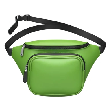 green fanny pack sticker