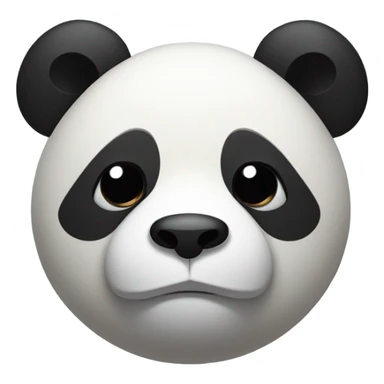 Sad panda sticker