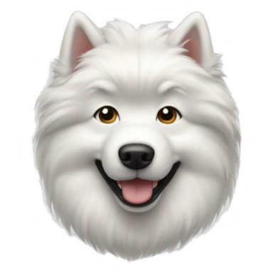Samoyed dog sticker