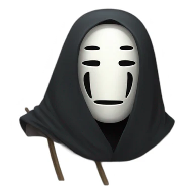 no face spirited away sticker