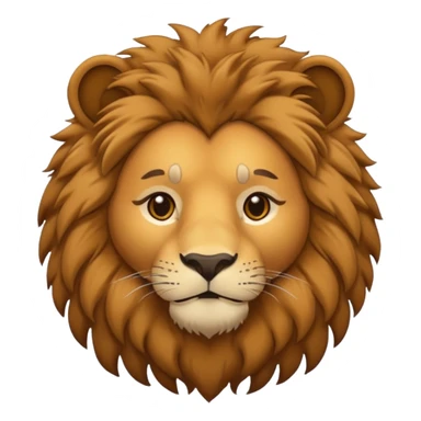 human in a lion costume  sticker