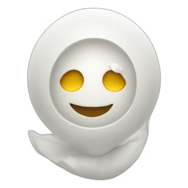 esfera blanca sticker