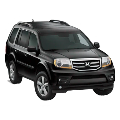 2014 black honda pilot suv sticker
