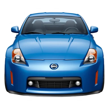 Blue Nissan 350Z sticker