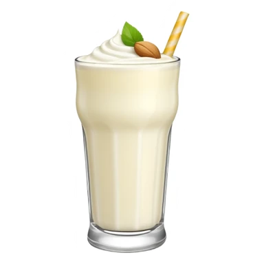 Lassi white coloured with punjabi touch on a glass without any extras remove straw and dryfruits sticker