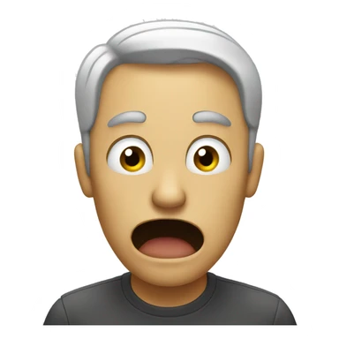 Person reacting to something that stinks sticker