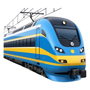 Passenger Train - New Intercity Fleet (Mariyung) (Model Year: 2023) (Iconic Colour: Blue and yellow) sticker