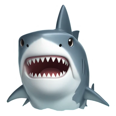 Champion shark sticker