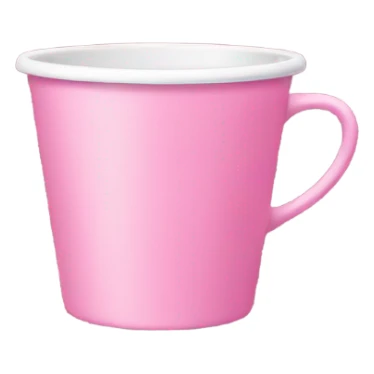 Pink cup sticker