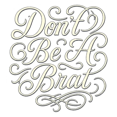 Enhance the text to make it pop for Discord by adding a bold white outline, a subtle dark drop shadow, and increasing contrast for readability at small sizes and on dark backgrounds. Keep the transparent background. sticker