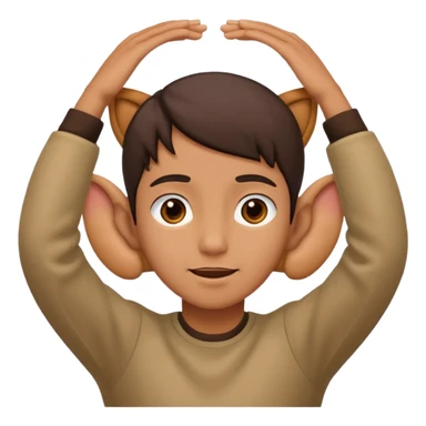 My imoji touch both ear sticker