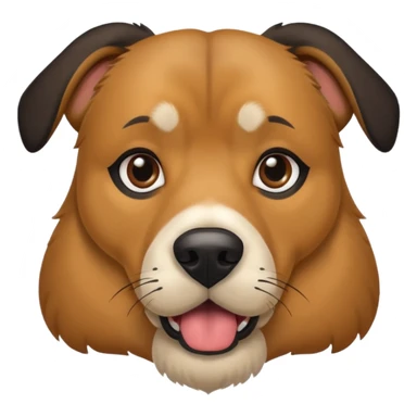 a big dox mix with regular dog and german shepard sticker