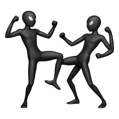 Stickman luta sticker