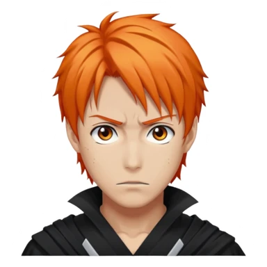 fait moi un emoji de Ichigo Kurosaki sticker