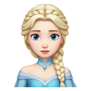 queen elsa  sticker